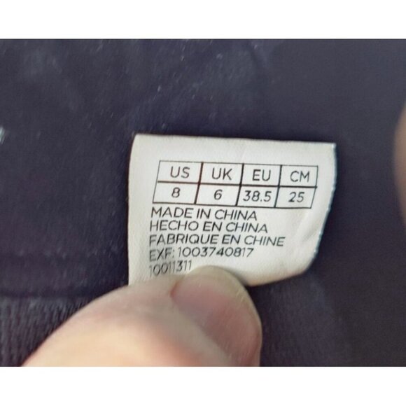 Black Velvet Bootie by Toms Pull-On Chelsea Ankle Boots Flat Slip Resistant Sz8W - Picture 7 of 11